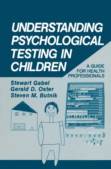 Cover of Understanding Psychological Testing in Children