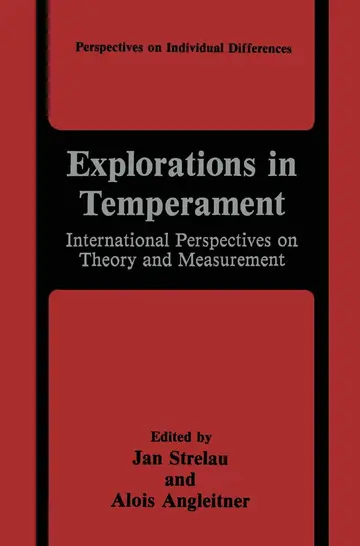 Cover of Explorations in Temperament