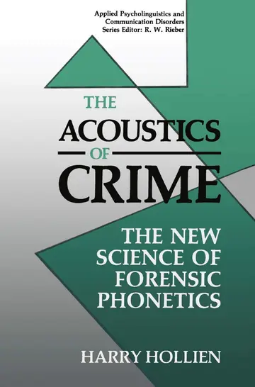 Cover of The Acoustics of Crime