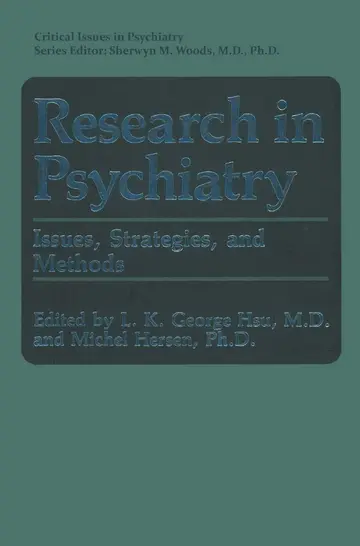 Cover of Research in Psychiatry