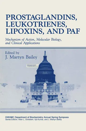 Cover of Prostaglandins, Leukotrienes, Lipoxins, and PAF