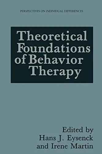 Cover of Theoretical Foundations of Behavior Therapy