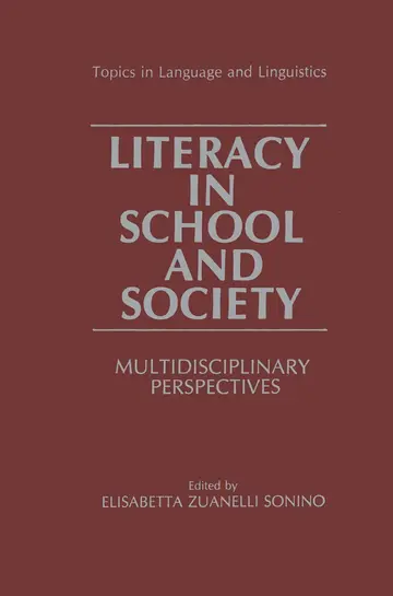 Cover of Literacy in School and Society