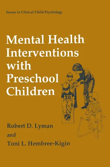Cover of Mental Health Interventions with Preschool Children