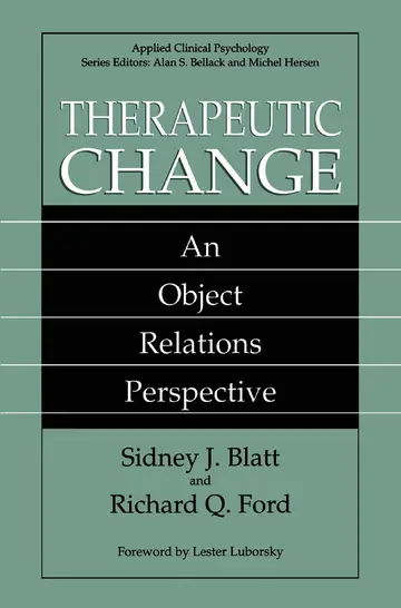 Cover of Therapeutic Change