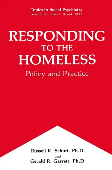 Cover of Responding to the Homeless