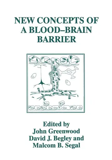 Cover of New Concepts of a Blood - Brain Barrier