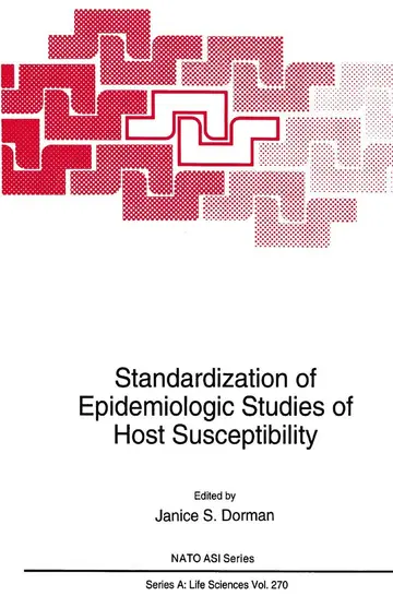 Cover of Standardization of Epidemiologic Studies of Host Susceptibility
