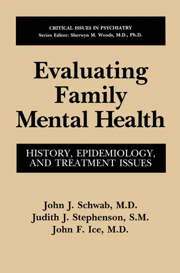 Cover of Evaluating Family Mental Health