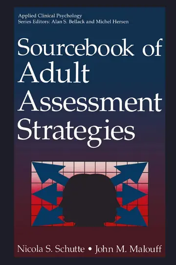 Cover of Sourcebook of Adult Assessment Strategies