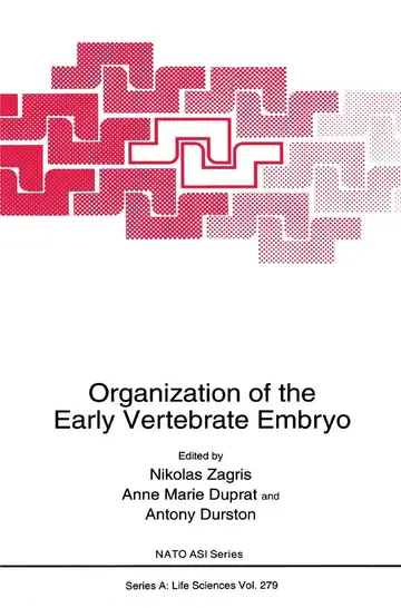 Cover of Organization of the Early Vertebrate Embryo