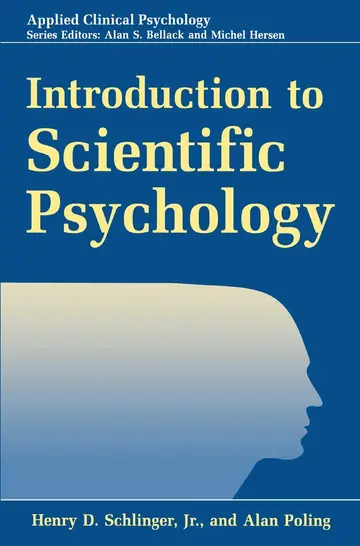 Cover of Introduction to Scientific Psychology