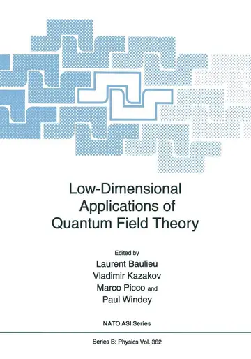 Cover of Low-Dimensional Applications of Quantum Field Theory