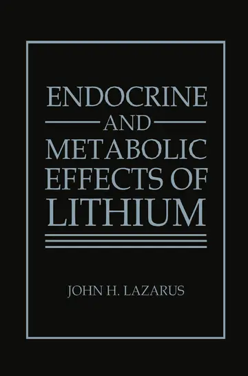 Cover of Endocrine and Metabolic Effects of Lithium