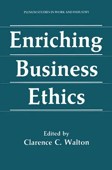 Cover of Enriching Business Ethics