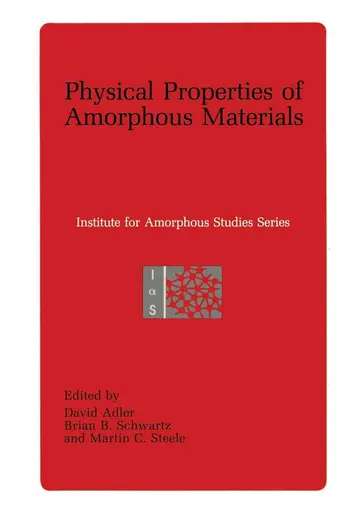 Cover of Physical Properties of Amorphous Materials