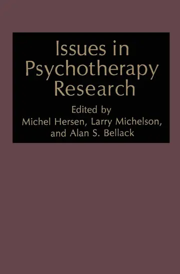 Cover of Issues in Psychotherapy Research