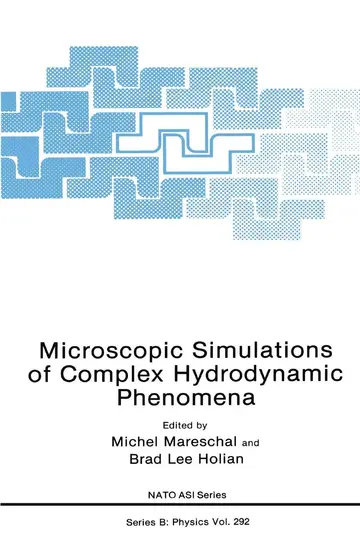 Cover of Microscopic Simulations of Complex Hydrodynamic Phenomena