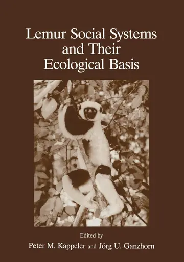 Cover of Lemur Social Systems and Their Ecological Basis