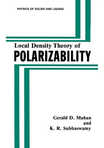 Cover of Local Density Theory of Polarizability