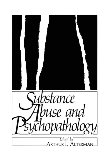Cover of Substance Abuse and Psychopathology