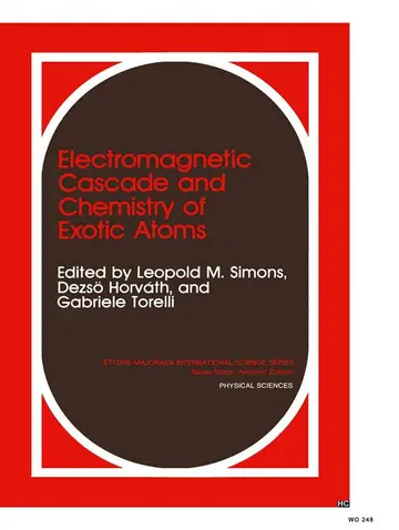 Cover of Electromagnetic Cascade and Chemistry of Exotic Atoms