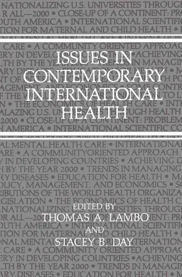 Cover of Issues in Contemporary International Health