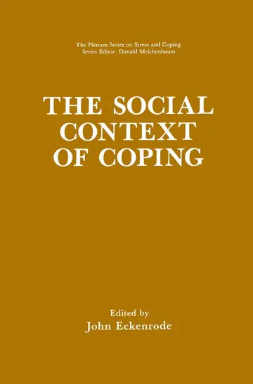 Cover of The Social Context of Coping