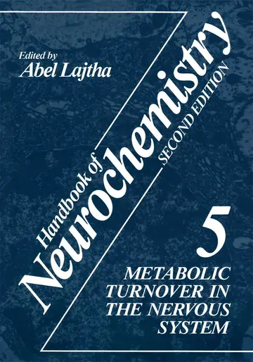 Cover of Handbook of Neurochemistry