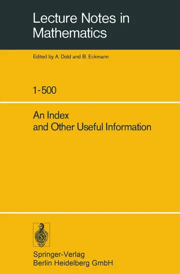 Cover of An Index and Other Useful Information