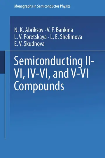 Cover of Semiconducting II–VI, IV–VI, and V–VI Compounds