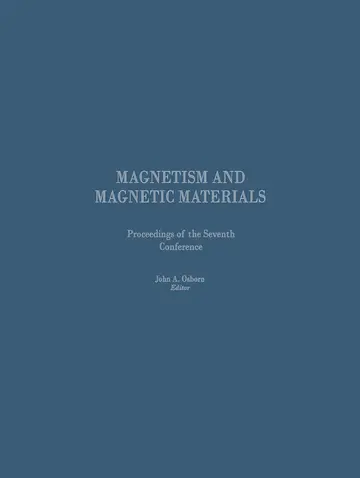 Cover of Proceedings of the Seventh Conference on Magnetism and Magnetic Materials