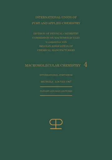 Cover of La Chimie Macromoléculaire―4 / Macromolecular Chemistry―4