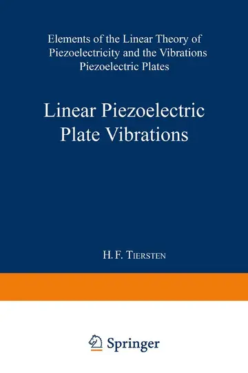 Cover of Linear Piezoelectric Plate Vibrations