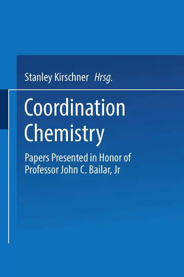 Cover of Coordination Chemistry