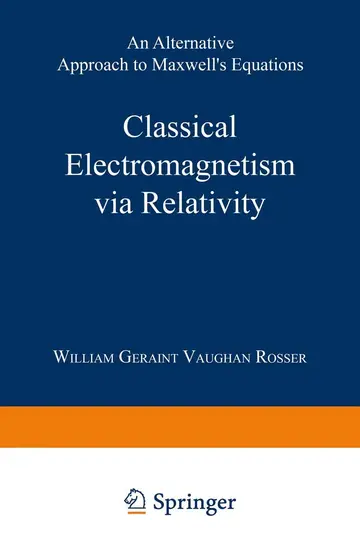 Cover of Classical Electromagnetism via Relativity