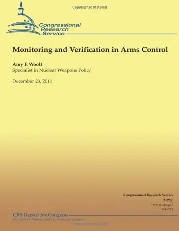 Cover of Monitoring and Verification in Arms