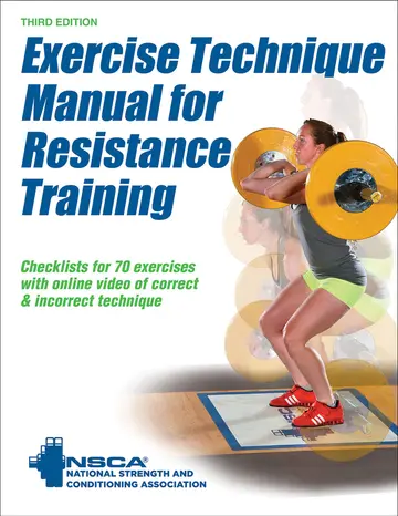 Cover of Exercise Technique Manual for Resistance Training-3Rd Edition with Online Video