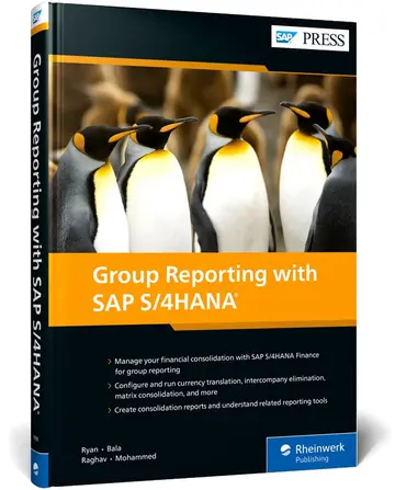 Cover of Group Reporting with SAP S/4hana