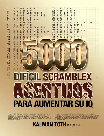 Cover of 5000 Dificil Scramblex Acertijos Para Aumentar Su IQ