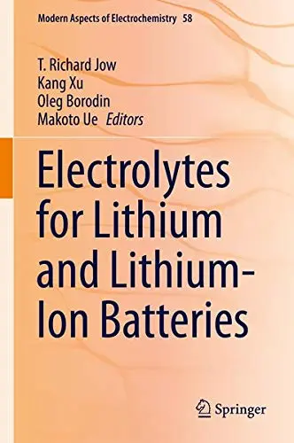 Cover of Electrolytes for Lithium and Lithium-Ion Batteries