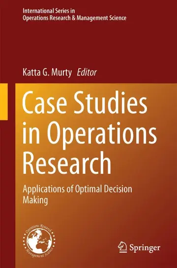 Cover of Case Studies in Operations Research