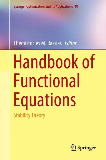 Cover of Handbook of Functional Equations