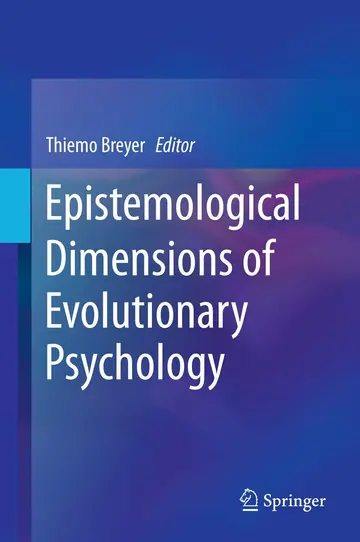 Cover of Epistemological Dimensions of Evolutionary Psychology