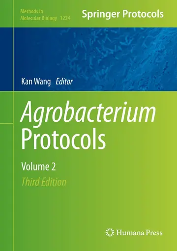 Cover of Agrobacterium Protocols 3ed 2 Vol (hb 2015)