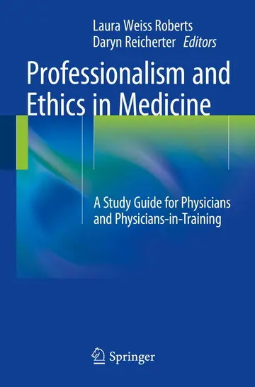 Cover of Professionalism and Ethics in Medicine