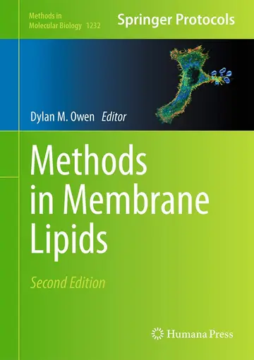 Cover of Methods in Membrane Lipids