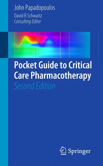 Cover of Pocket Guide to Critical Care Pharmacotherapy