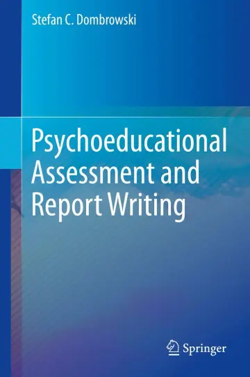 Cover of Psychoeducational Assessment and Report Writing