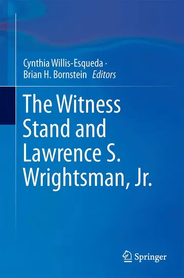 Cover of The Witness Stand and Lawrence S. Wrightsman, Jr